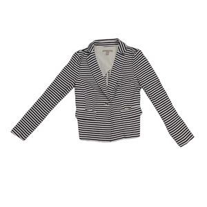 Banana Republic Striped Cropped Blazer